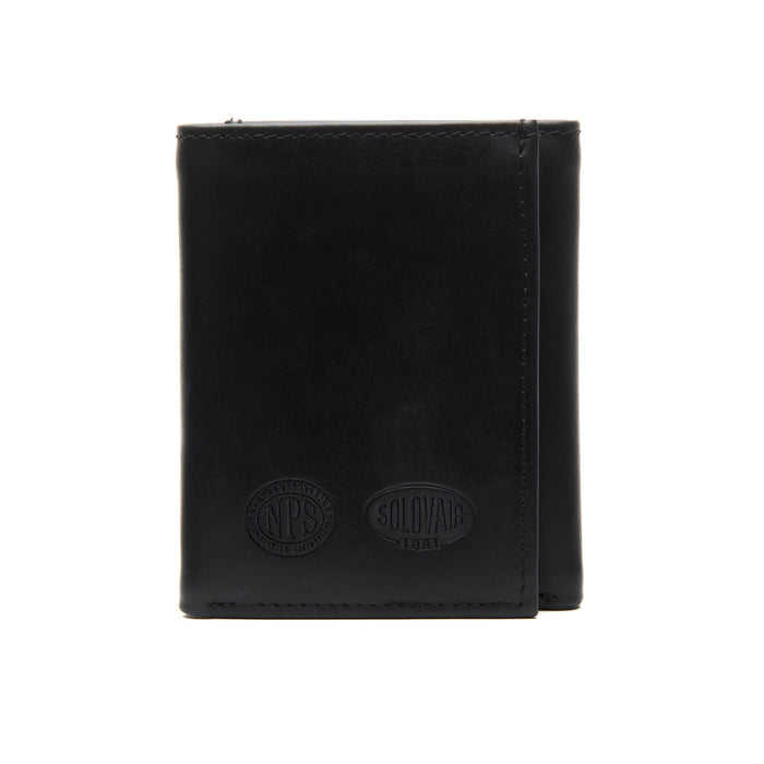 Leather Tri Fold Wallet