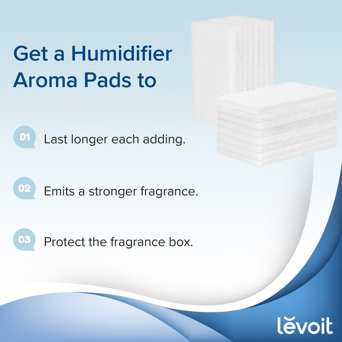Levoit Humidifier Aroma Pads (16 Pack) to enhance fragrance, last longer, and protect the fragrance box for a better aromatherapy experience