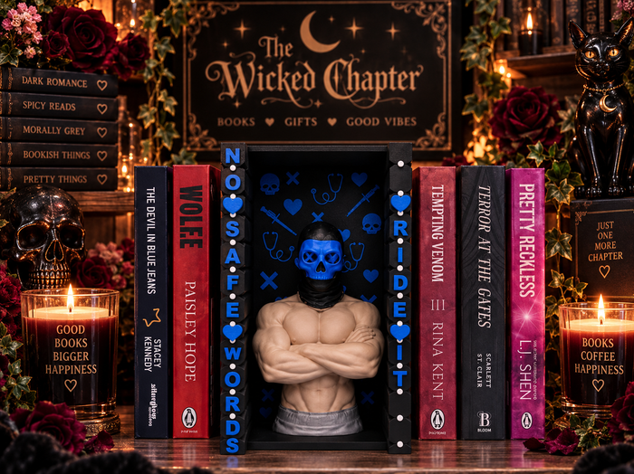 Lights Out Inspired Book Nook – 3D Printed Dark Romance Bookshelf Decor