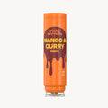 SizzleBrothers Mango & Curry Sauce, in  orangener 500 ml Flasche