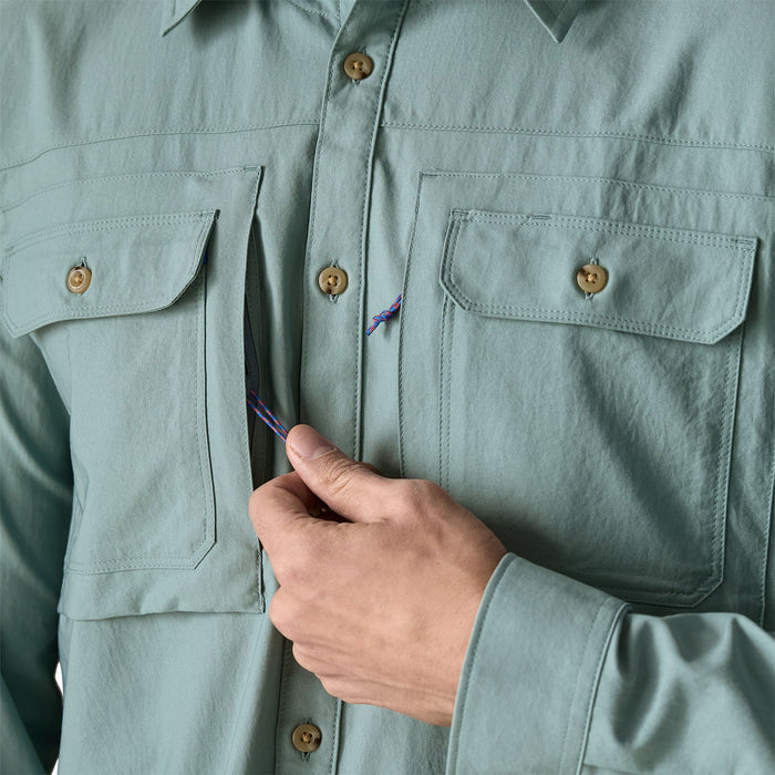 Men's Long-Sleeved Self-Guided Sun Shirt