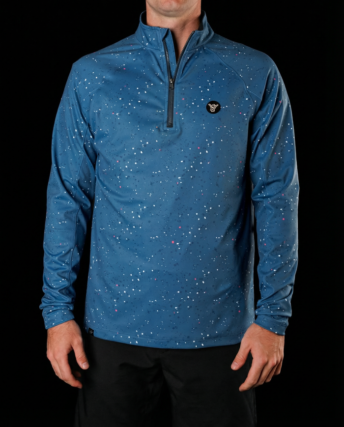 Men's Performance Q-Zip - Asteroid