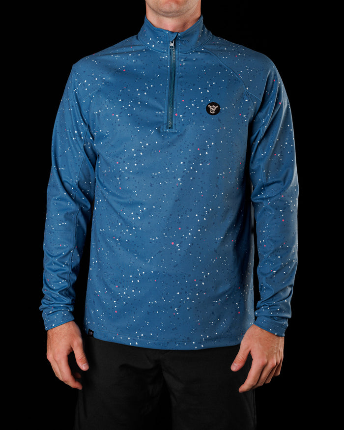 Men's Performance Q-Zip - Asteroid