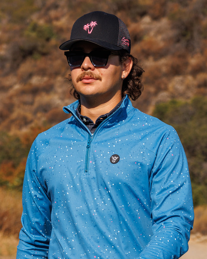 Men's Performance Q-Zip - Asteroid