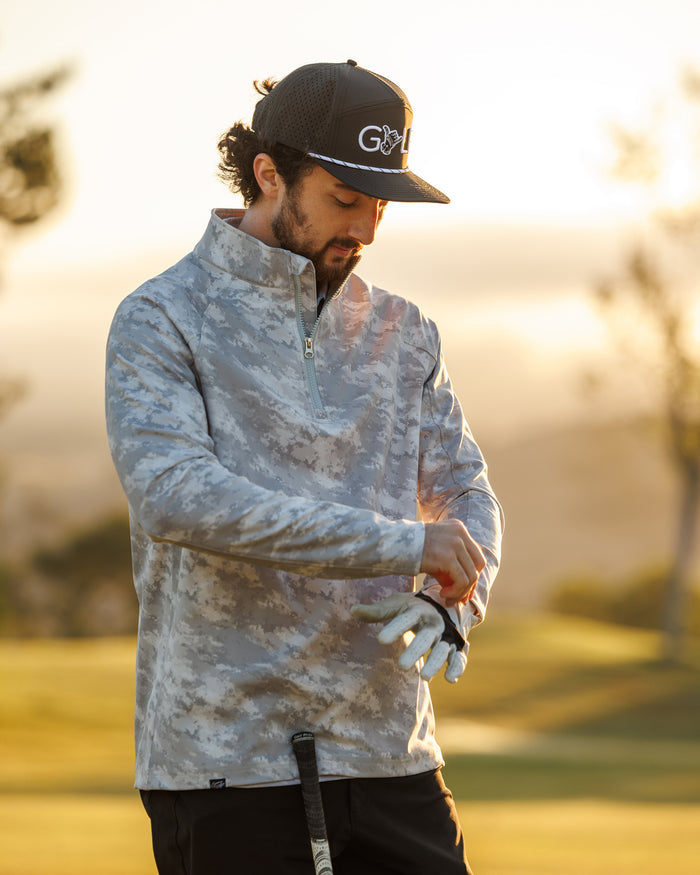 Men's Performance Q-Zip - Cloud Cover