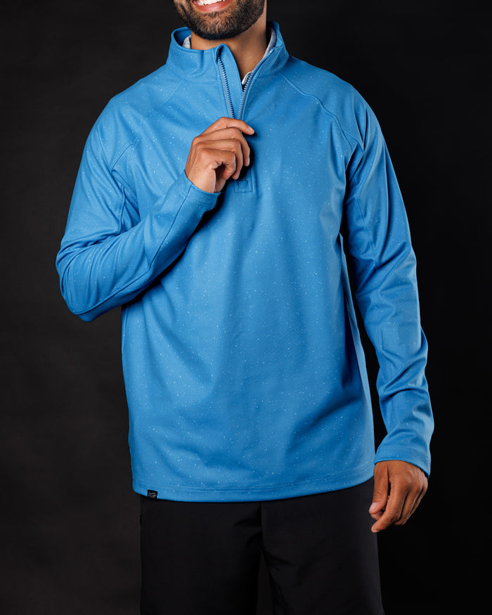 Men's Performance Q-Zip - Coastal