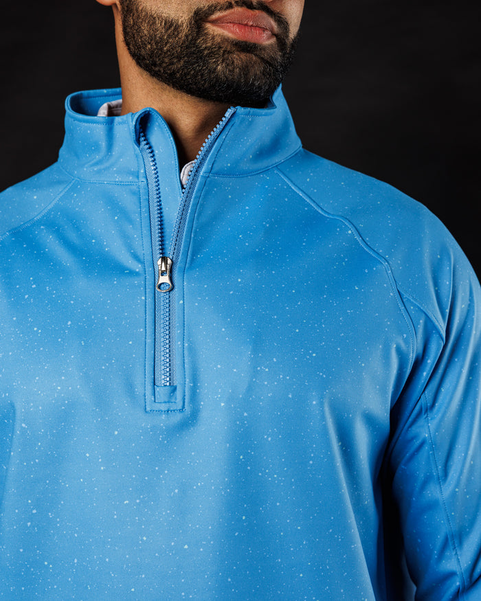 Men's Performance Q-Zip - Coastal