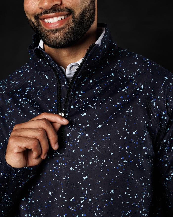 Men's Performance Q-Zip - Meteor