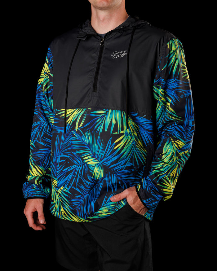 Men's Q-Zip Windbreaker Jacket - Bahama Breeze