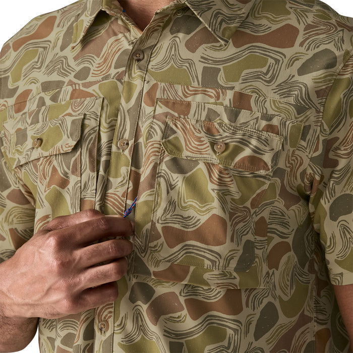 Men's Short-Sleeved Self-Guided Sun Shirt