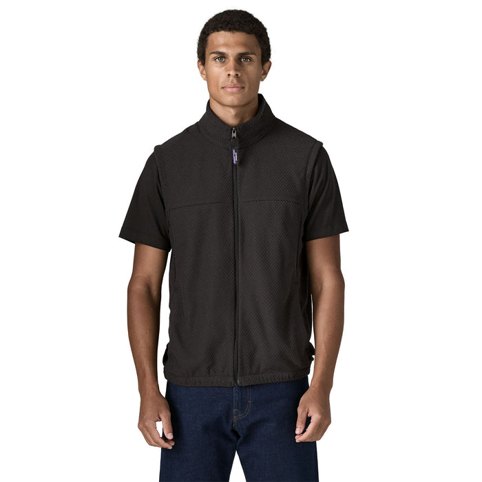 Men's Textured Fleece Vest