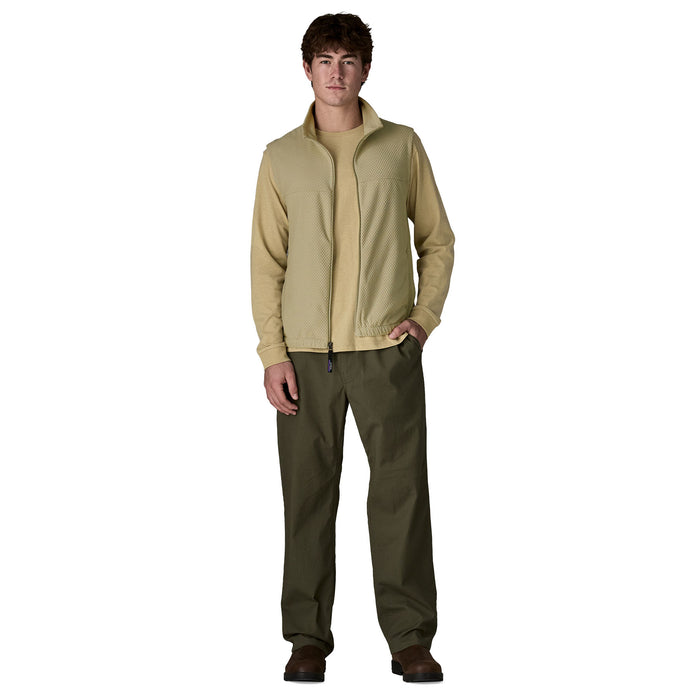 Men's Textured Fleece Vest