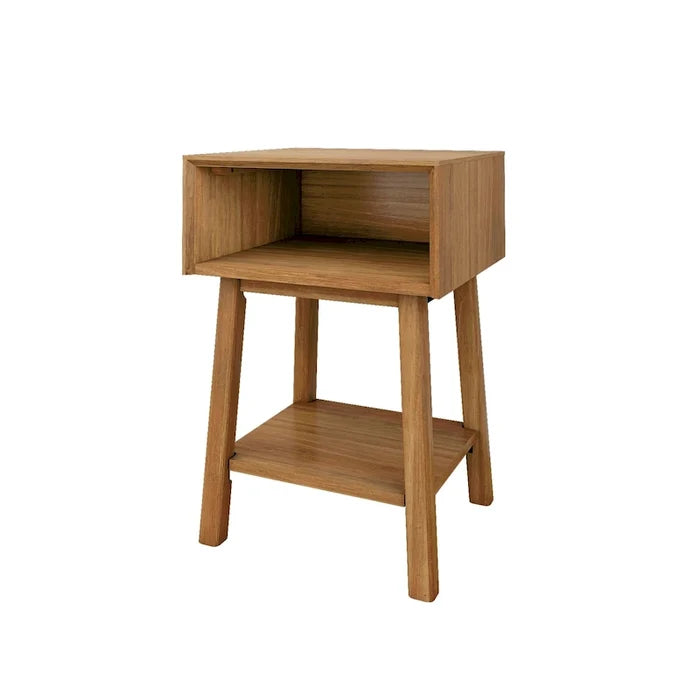 Mid-Century Modern Cubby Nightstand