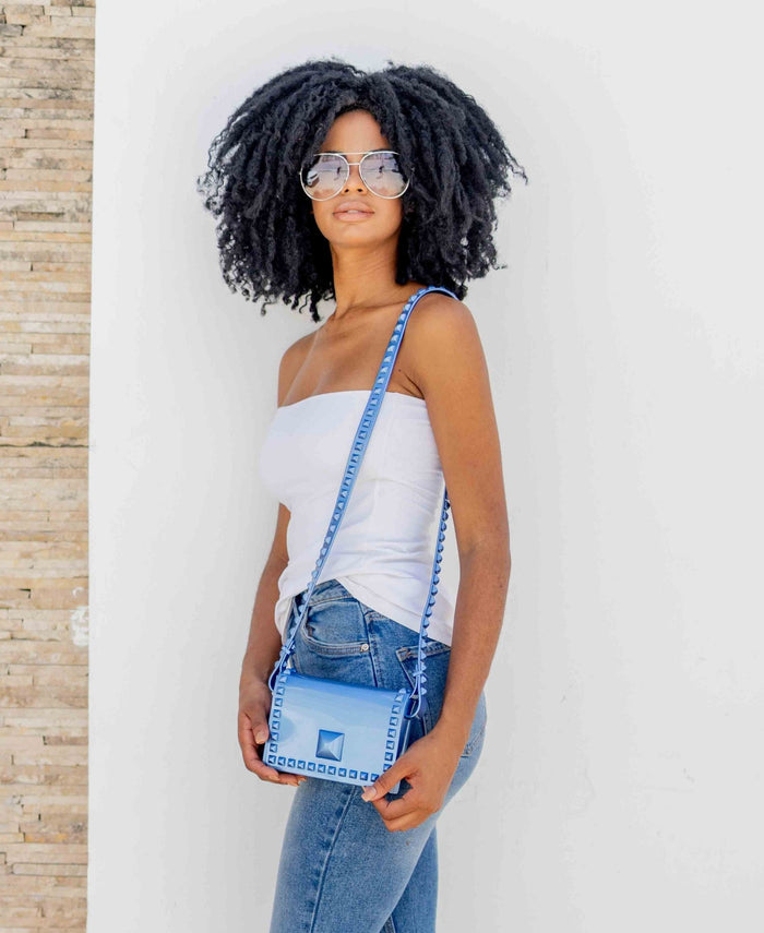 Mini Graziella Flap Crossbody - Metallic Jelly