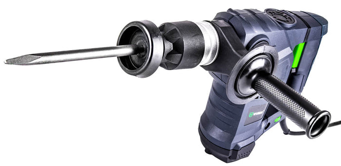Szpicak zamontowany z młotowiertarce udarowej W29822 WUBER