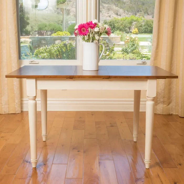 Clearwater Multicolored Wood Dining Table with Leaf Extension by Christopher Knight Home