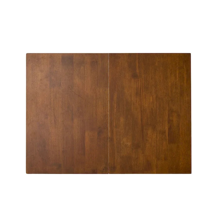 Multicolored Wood Dining Table with Leaf Extension