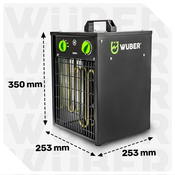 Nagrzewnica elektryczna 3 kW WUBER