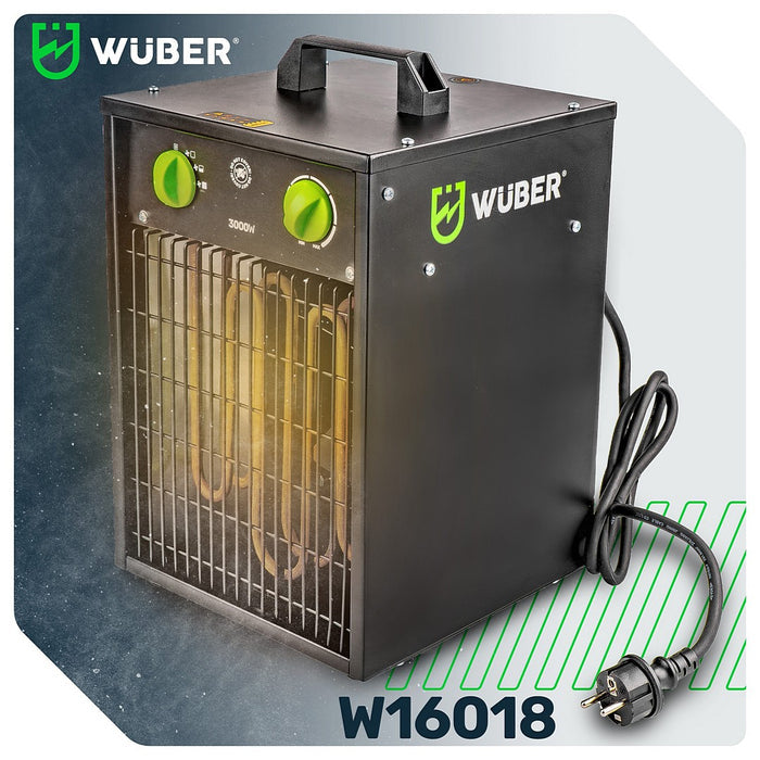 Nagrzewnica elektryczna 3 kW WUBER