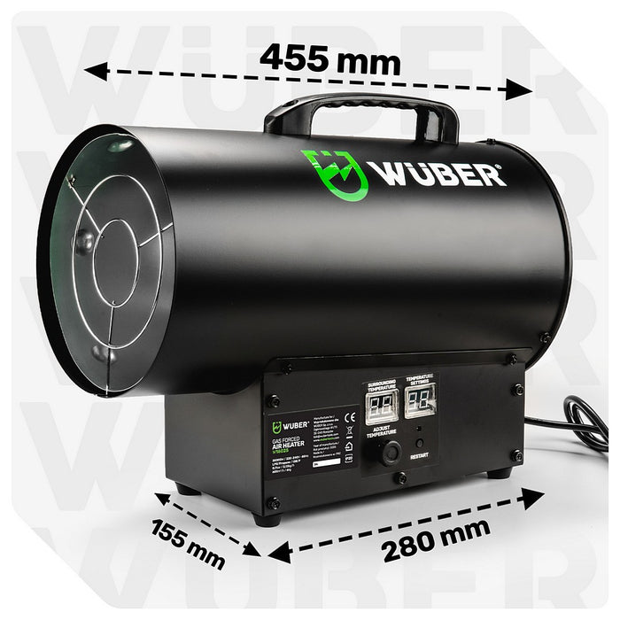 Nagrzewnica gazowa 35 kW LCD WUBER