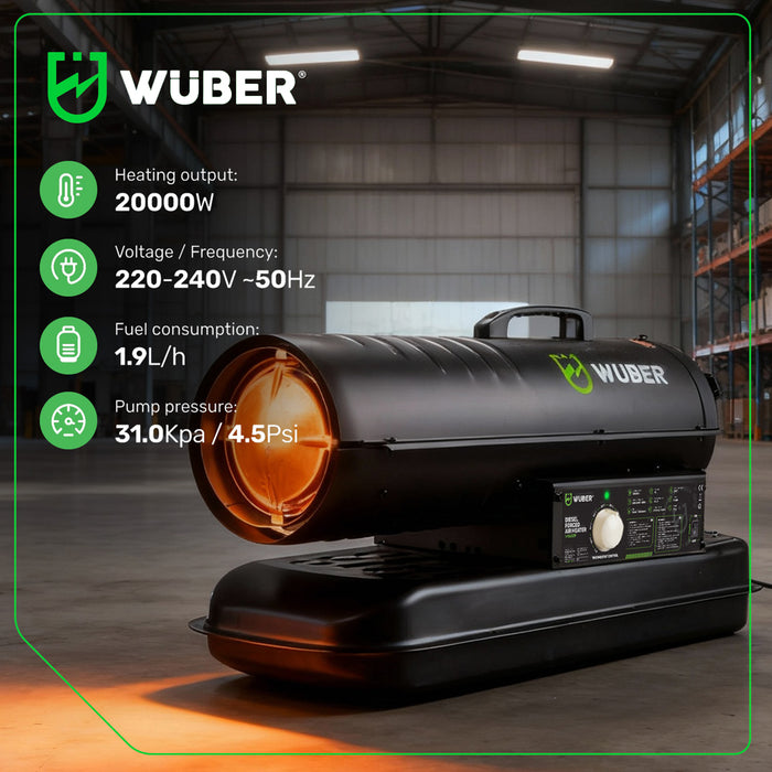 Nagrzewnica olejowa 20 kW WUBER