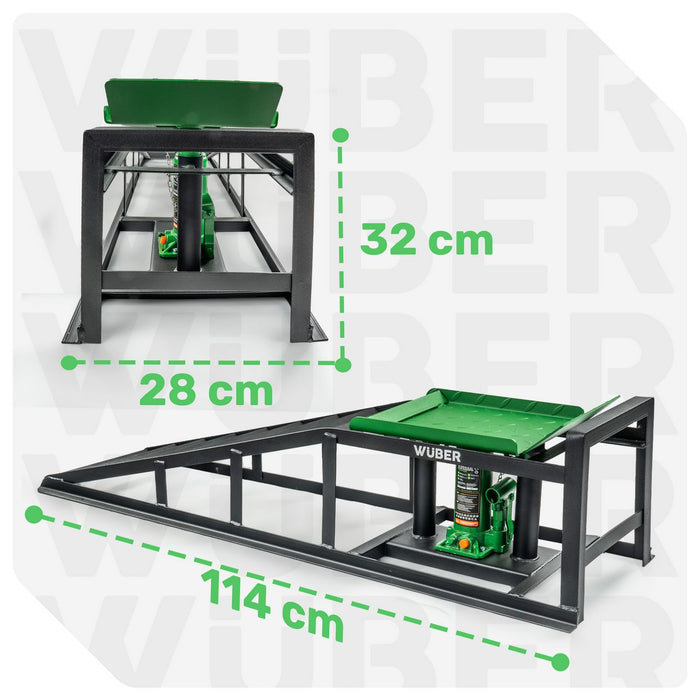 Najazdy samochodowe z podnośnikiem hydraulicznym 5 t WUBER