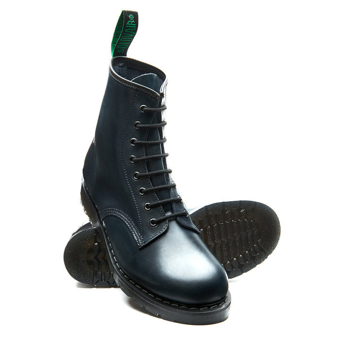Navy Gaucho 8 Eye Derby Boot