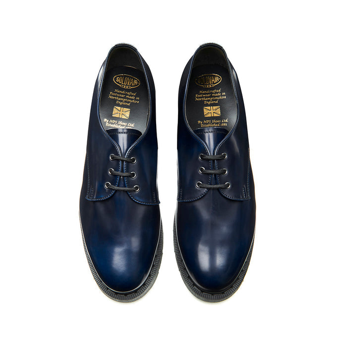 Navy Rub-Off Vegan Gibson Shoe
