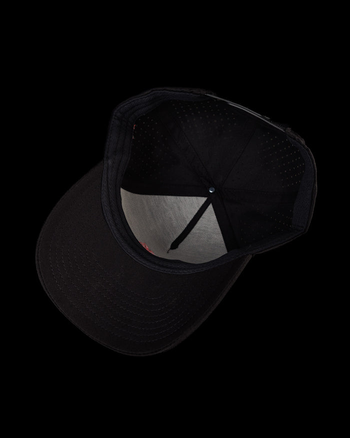 Neon Palms Snapback Hat - Black