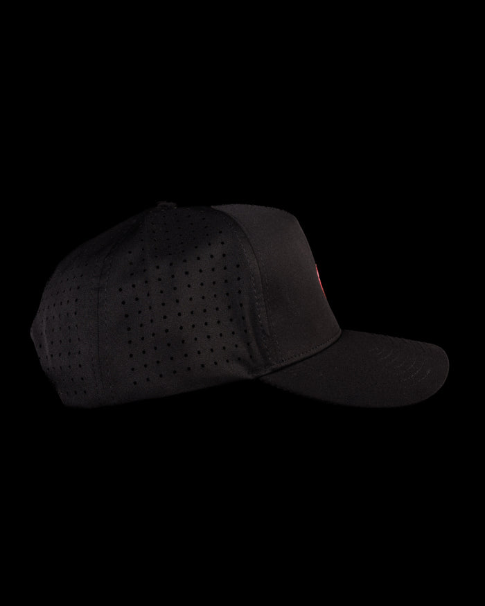 Neon Palms Snapback Hat - Black