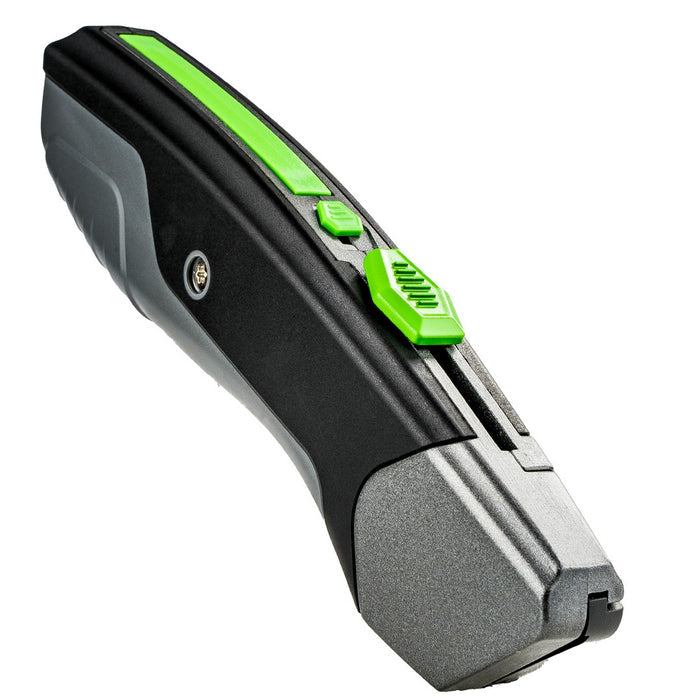 Nóż tapicerski 19 mm aluminiowy +4 ostrza WUBER