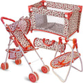 NYDC 3-in-1 Baby Doll Furniture Set - Floral — Little Mamas Nursery
