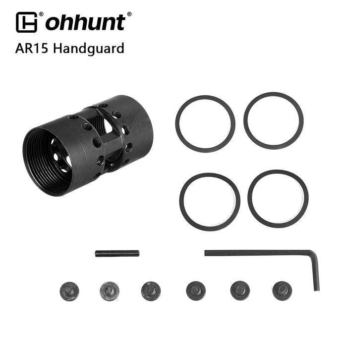 ohhunt® AR-15 M-lok Free Float Handguard 7" 9" 12" 13.5" 15" - Red