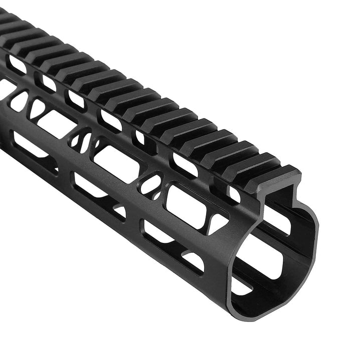 ohhunt® AR15 M-lok Free Float Handguard with Steel Barrel Nut - 13.5 inch