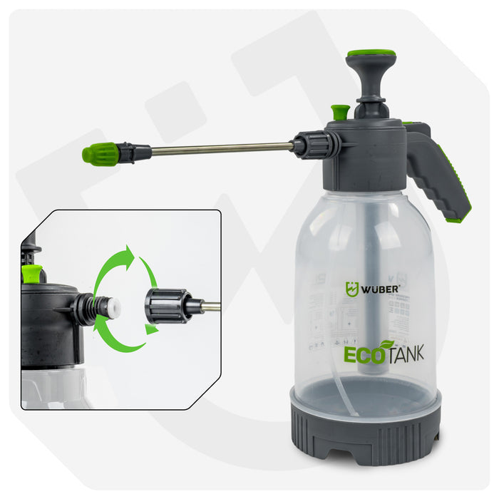 Opryskiwacz ręczny 1,5 l ciśnieniowy zraszacz rozpylacz WUBER