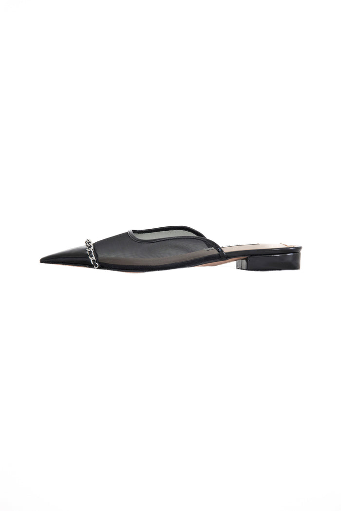 Organza Chain Mules