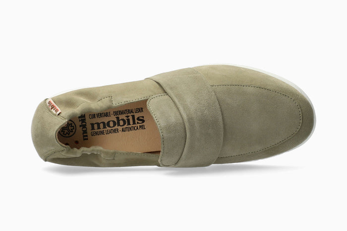 Mobils Orleane Light Khaki Women's Slip-on Top