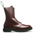 Oxblood Hi-Shine 11 Eye Astronaut Boot