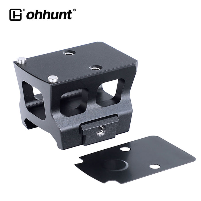 Picatinny Red Dot Riser Mount with Sealing Plate fit for RMR footprint Optic