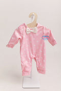 Pink Polka Dot Sleeper with Bow Front — Little Mamas Nursery