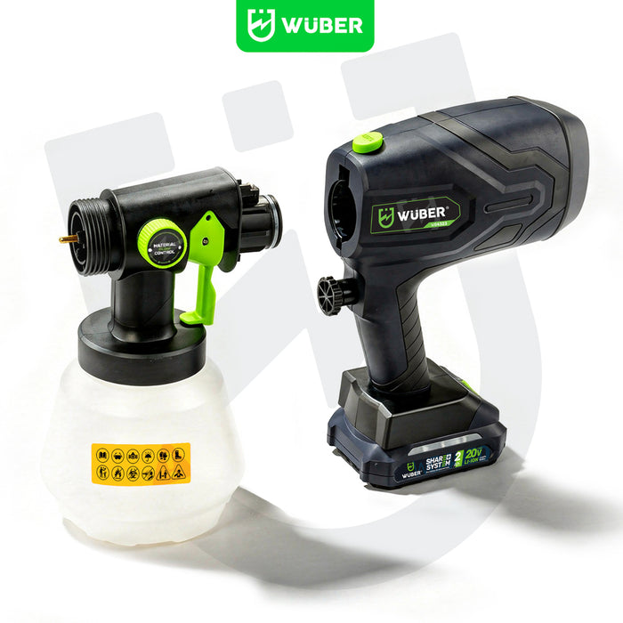 Pistolet malarski 200 W akumulatorowy Share+ System WUBER