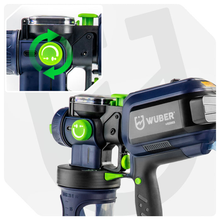 Pistolet malarski natryskowy 550 W elektryczny WUBER