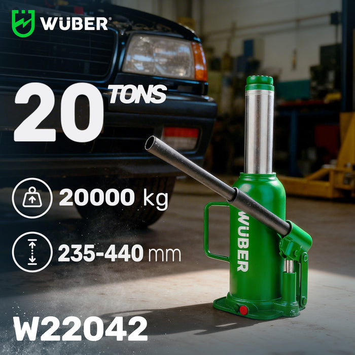 Podnośnik słupkowy hydrauliczny 20 t 235-440 mm WUBER