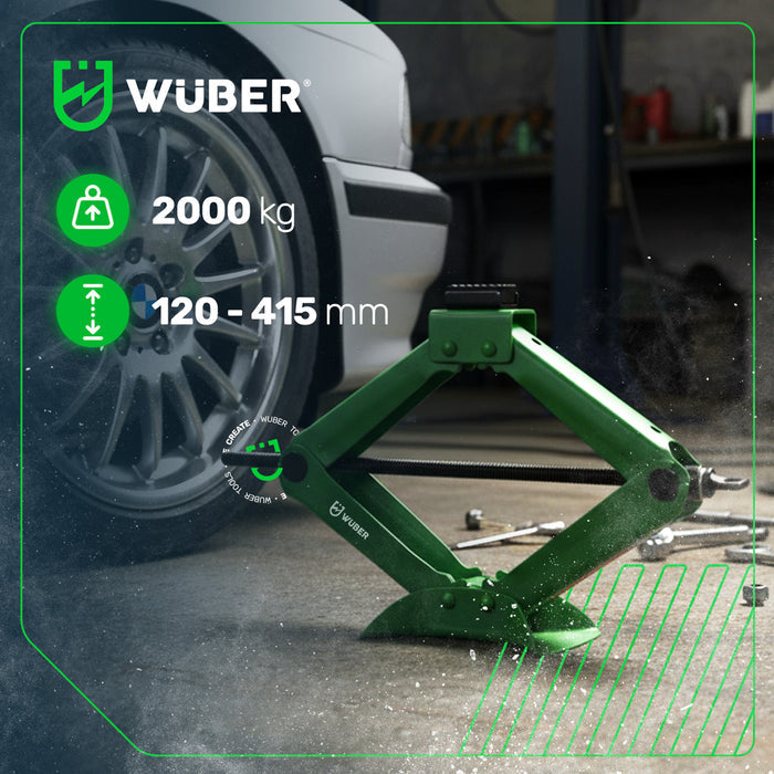 Podnośnik trapezowy 2 t 120-415 kg WUBER