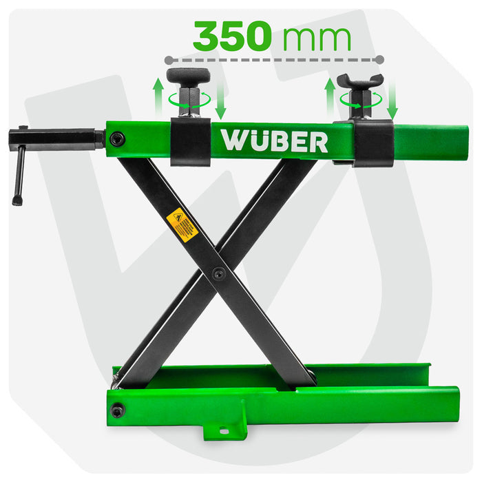 Podnośnik trapezowy motocyklowy śrubowy 500 kg WUBER