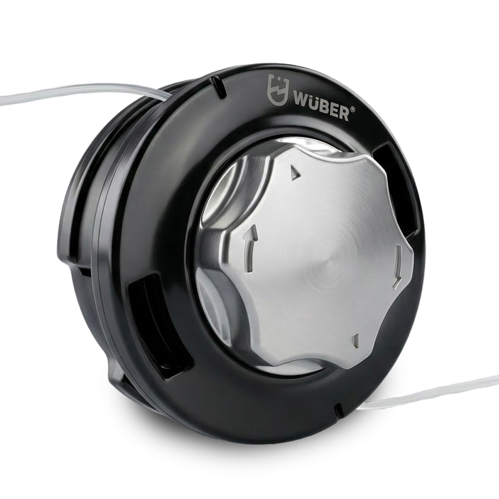 Półautomatyczna głowica żyłkowa 104 mm do kosiarki spalinowej +żyłka WUBER