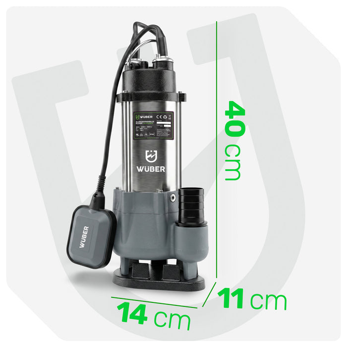 Pompa do wody brudnej lub czystej zatapialna 180 W WUBER