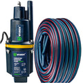 Pompa do wody membranowa górnossąca 1/2" 280 W +wąż WUBER