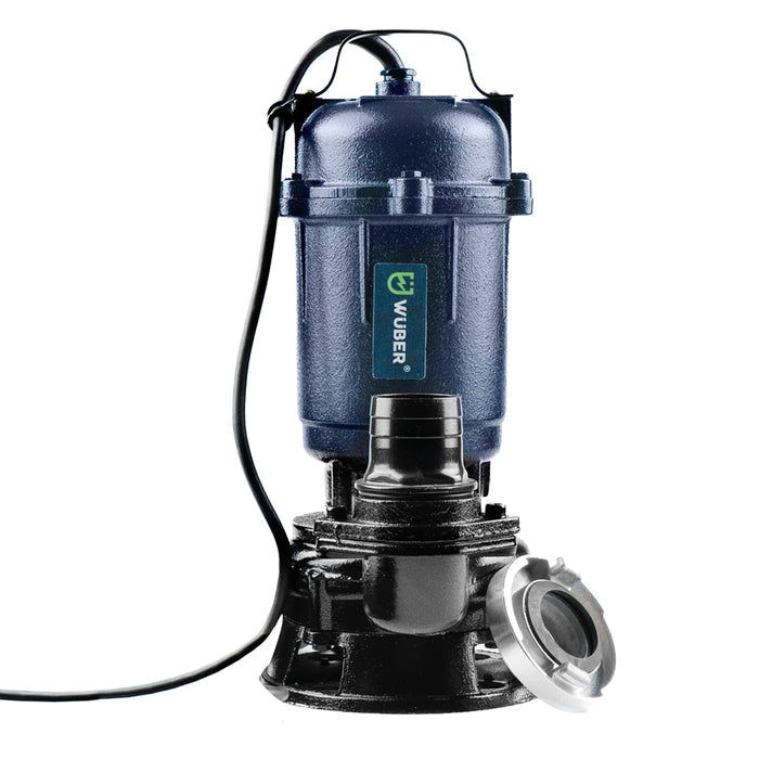 Pompa głębinowa do wody czystej brudnej szamba 2" 750 W +rozdrabniacz WUBER