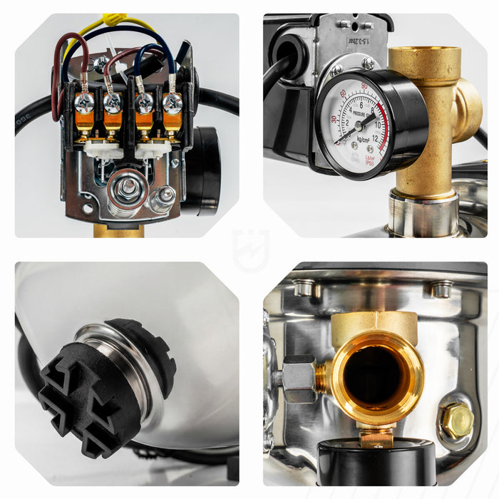 Pompa hydroforowa Inox do czystej wody JET 750 W WUBER